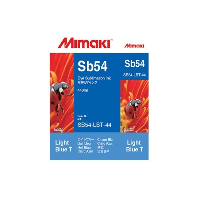 Mimaki SB54 Dye Sublimation Ink Cartridge 440ml Light Blue